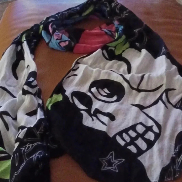 🍭🌹light colorful scarf - Picture 3 of 6